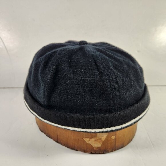 Vintage Beanie Hat Popsicle Zone Gear One Size Black Rare KP Caps - Picture 2 of 7